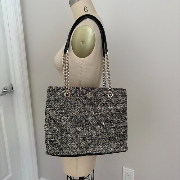 kate spade Handbags - Kate Spade Natalia Chain Tweed Tote Shoulder Bag